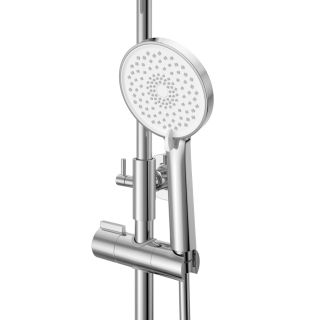 Душевая стойка со смесителем и изливом BelBagno ALBANO-VSCM-CRM