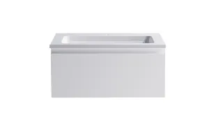 Тумба с раковиной Astra-Form Альфа 03060003+04010006 70 см белый матовый