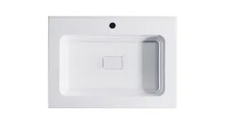 Тумба с раковиной Astra-Form Альфа 03060003+04010006 70 см белый матовый