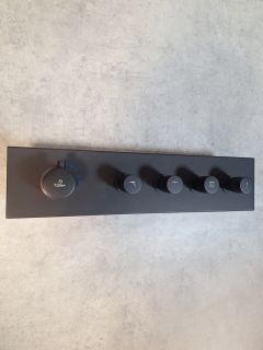 Душевая система с термостатом AltroBagno Metropoli 040401 NeOp черный матовый