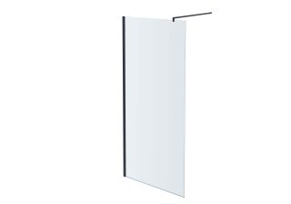 Душевая перегородка Aquatek Walk in с держателем AQ WIW 12020GM 120 см см оружейная сталь