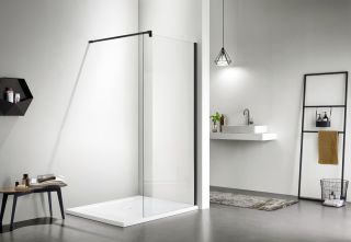 Душевая перегородка Aquatek Walk in AQ WIW 08020BL 80см чёрный