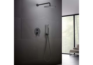 Душевая система Aquatek Оберон AQ1172MB комлект черный