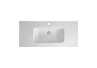 Тумба с раковиной Aquatek Вега AQ77100-LG 101 см серый туман