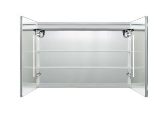 Зеркало-шкаф с подсветкой Aquatek AQ7104-MLC 100 см хром