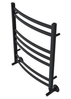 Водяной полотенцесушитель Aquatek Лугано AQ DOC0760BL П7 50x60см чёрный муар