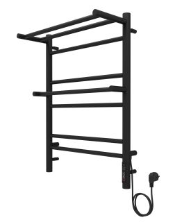 Электрический полотенцесушитель Aquatek Альфа AQ EL RRP0770BL П7 50x70см чёрный муар