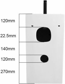 Раковина напольная AZARIO COMELLA 48 AZ-314 отдельностоящая прямоугольная, белый