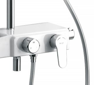 Душевая система AZARIO NEVO AZ-801 с поворотным изливом