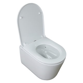 Сет AZARIO AZ-8010-1000+LY1100R унитаз подвесной Creo Ceramique LYon 2.0 с системой смыва Tornado в комплекте с быстросъемным сиденьем микролифт