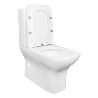 Унитаз-компакт Azario Fresco AZ-8302 360х620х800 напольный, безободковый, с быстросъемным сиденьем микролифт