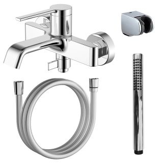 Смеситель для ванны и душа Azario VINCENTE AZ-VRZ238326C с ручным душем