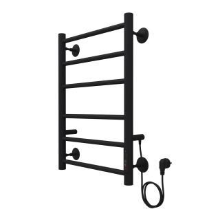 Полотенцесушитель электрический AZARIO PARMA AZ10846B 400/600 6 секций, тен справа, черный