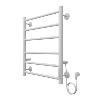 Полотенцесушитель электрический AZARIO PARMA AZ10856W 500/600 6 секций, диммер справа, белый