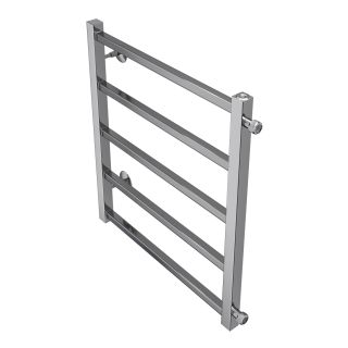 Полотенцесушитель водяной AZARIO ANCONA AZ71556 500/600 квадрат, 5 секций, боковое подключение, 3/4, хром