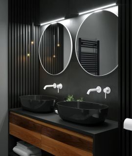 Смеситель встраиваемый для раковины Timo Saona 2372/16SM белый матовый