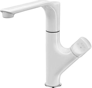 Смеситель для кухни E.C.A. Myra 104118063EX белый/хром