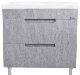 Тумба под раковину Bellezza Грейс 90см серая 00000011194