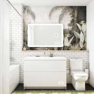 Зеркало с подсветкой и косметической линзой Art&Max Latina 120x80см AM-Lat-1200-800-DS-F-X3