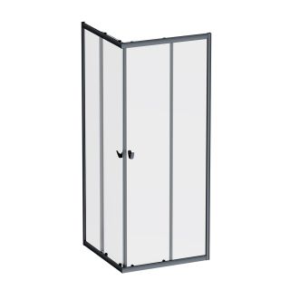 Душевой уголок AM.PM Sunny W87G-403-8080-BT профиль черный матовый 80x80 см