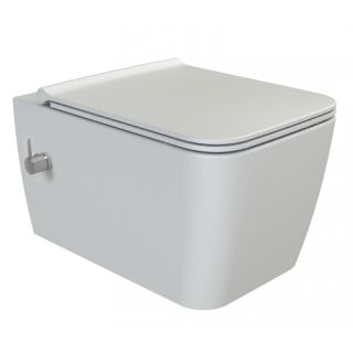 Подвесной унитаз Boheme Zen с функцией биде белый матовый 967-2-WM