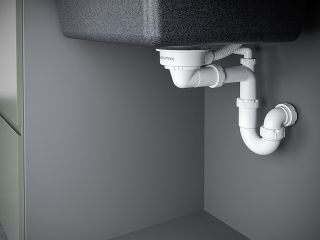 Мойка кухонная Paulmark Stepia PM115051-BLM чёрный металлик