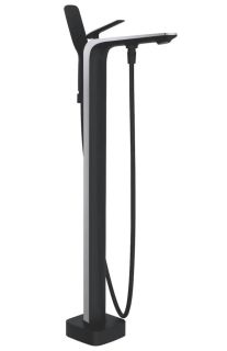 Напольный смеситель для ванны Rose R1322H чёрный матовый