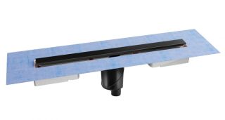 Душевой лоток Berges C1 Norma 095039 80см чёрный матовый