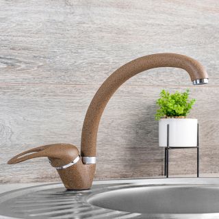 Смеситель для кухни РМС SL135BW-011F коричневый