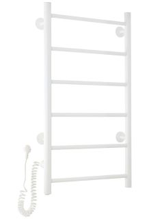 Полотенцесушитель электрический Domoterm Аврора DMT 109-6 40х80 EK L белый