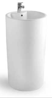 Напольная раковина Ceramalux N Nb135 44x82см белый