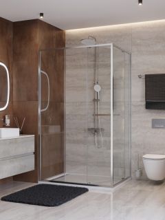 Душевой уголок CEZARES LUX-AH-FS-11-110/80-C-CR