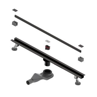 Душевой лоток обрезной RGW SDR-50B 76215060-04 60 см чёрный