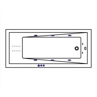 Гидромассажная ванна WHITECROSS Wave 0101.160070.100.SMARTNANO.CR 160x70 см Smart Nano хром