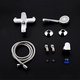 Смеситель для ванны и душа Frap F3231 хром белый