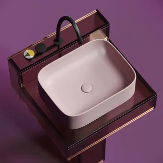 Раковина Ceramica Nova Element CN6052MP 50см розовый матовый