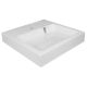 Раковина Azario Slim CS00086608 NEW 600х600х100 литьевой мрамор, сифон в комплекте, белая