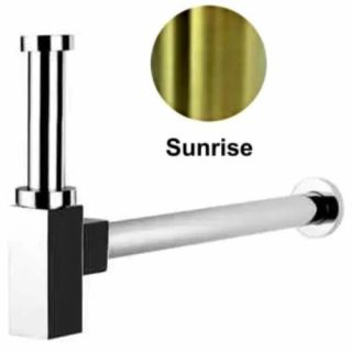 Сифон для раковины CEZARES CZR-B-SMQ-SR Sunrise золото