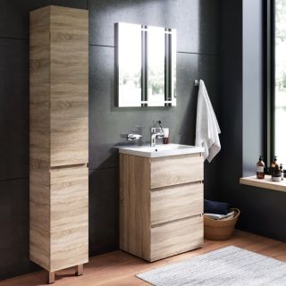 Комплект мебели для ванной комнаты AM.PM Gem S  BK91GC