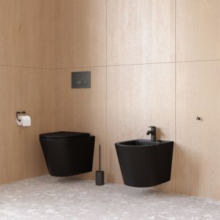 Подвесное биде IDDIS Calipso CALRB02i82 чёрный матовый