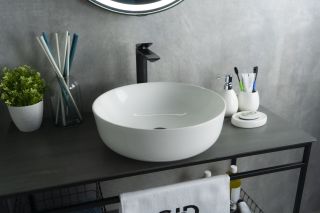 Раковина Gid D1315 51182 накладная белая 41.5x41.5x13.5