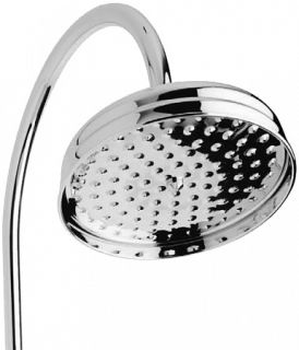 Душевая стойка со смесителем для ванны, верхним и ручным душем, хром Cezares FIRST-CVD-01-Bi