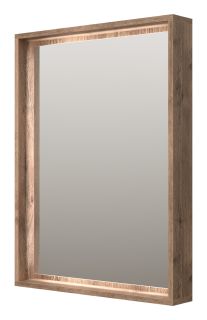 Зеркало с подсветкой Brevita Dallas DAL-02060-074 60см дуб Галифакс олово