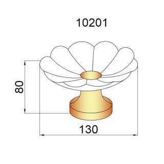 Мыльница Boheme бронза 10201