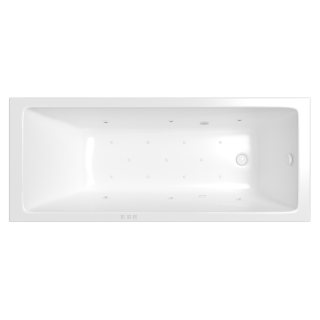 Гидромассажная ванна WHITECROSS Wave 0101.180080.100.RELAX.WH 180x80 см Relax белый