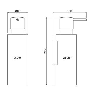 Дозатор Timo Saona 13339/17 золото матовое