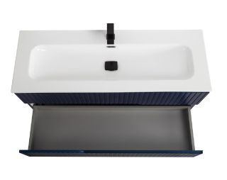 База под раковину Cezares подвесная с двумя выкатными ящиками, Sapfiro, 1200x457x500, DUET-N-1200-2C-SO-SPF-P