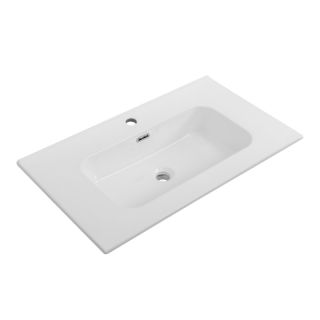 База под раковину Cezares подвесная с двумя выкатными ящиками, Bianco Lucido, 800x457x500, DUET-N-800-2C-SO-BL