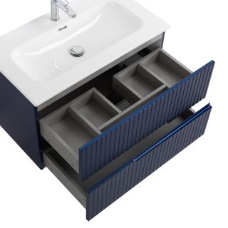 База под раковину Cezares подвесная с двумя выкатными ящиками, Sapfiro, 800x457x500, DUET-N-800-2C-SO-SPF-P