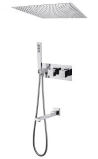Душевая система ABBER Daheim AF8254 с термостатом хром